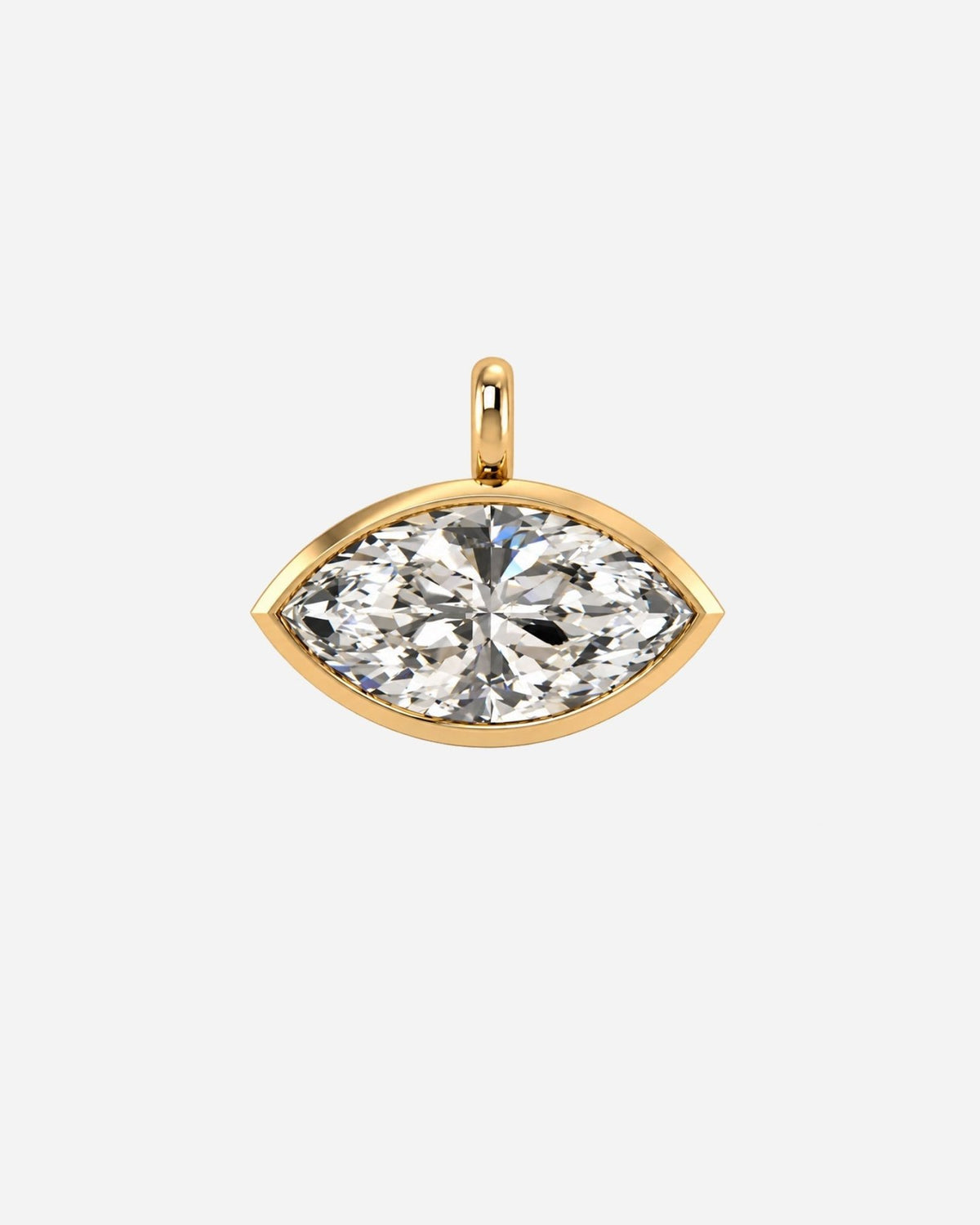Marquise Pendant - Aurel Gold