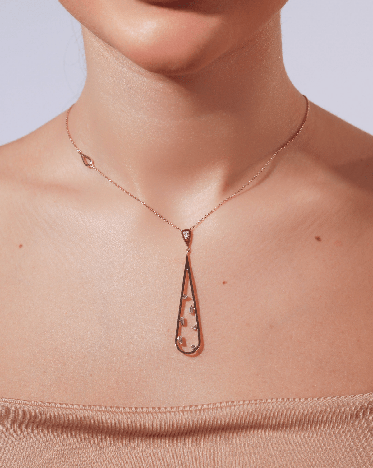 Mirage Diamond Necklace - Aurel Gold