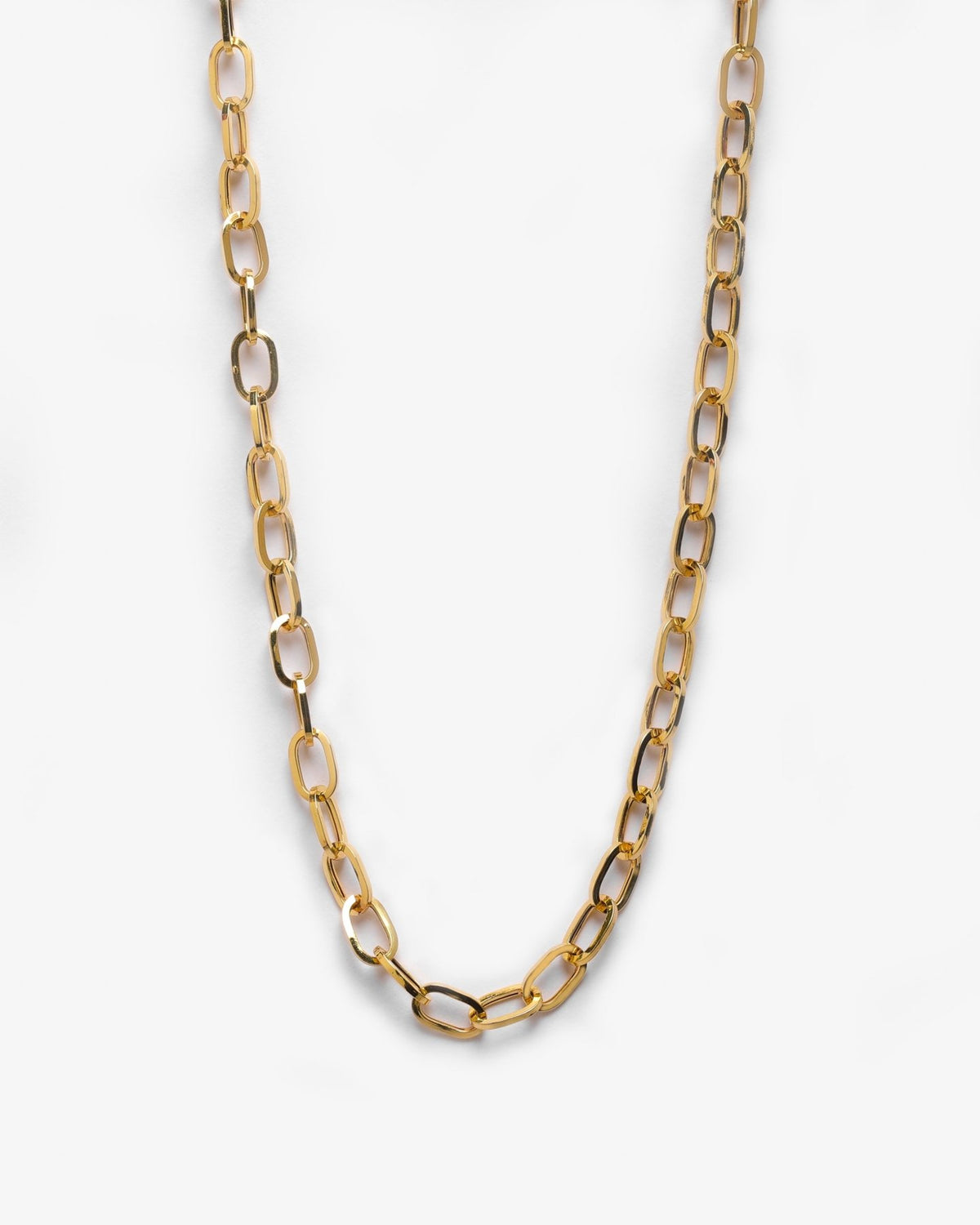 Ovale Link Necklace - Aurel Gold