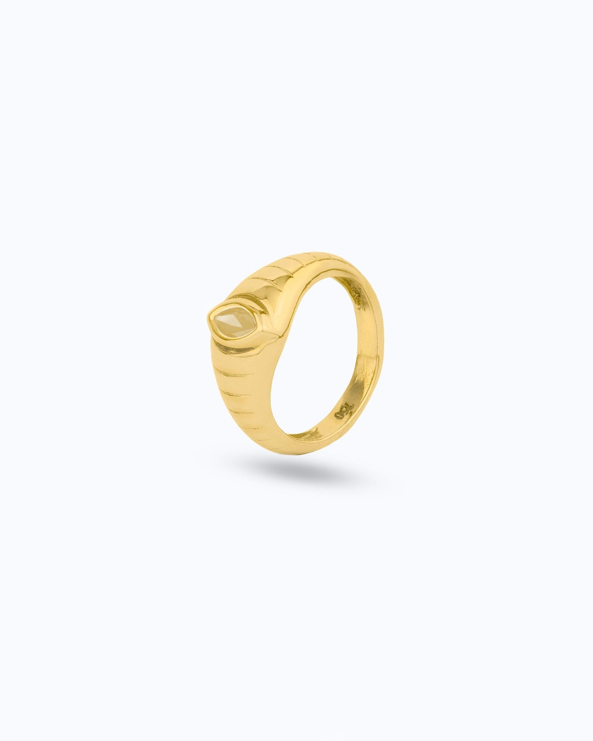 Radiant Marquise Ring - Champagne - Aurel Gold