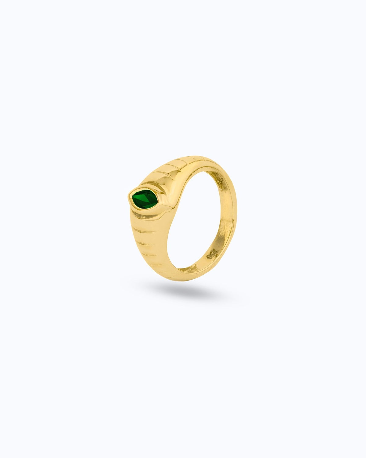 Radiant Marquise Ring - Emerald - Aurel Gold
