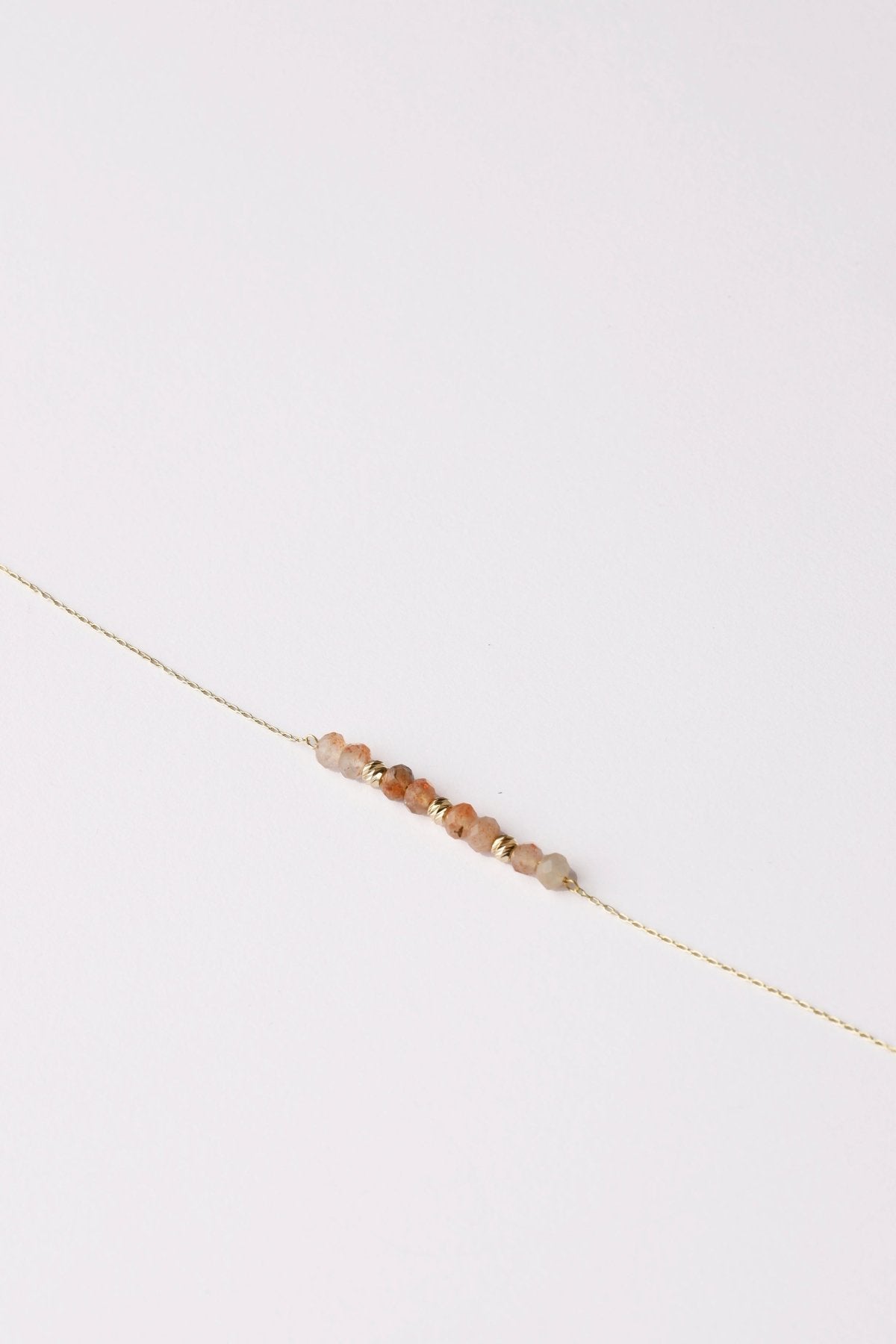 Rose Beaded Bracelet - Aurel Gold