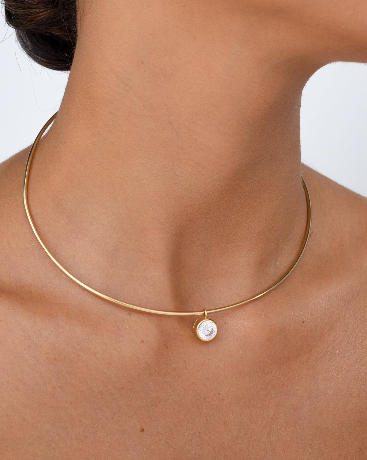 Round Choker - Aurel Gold