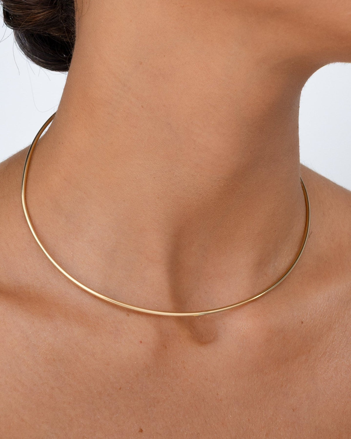 Slim Gold Choker 2.5mm - Aurel Gold