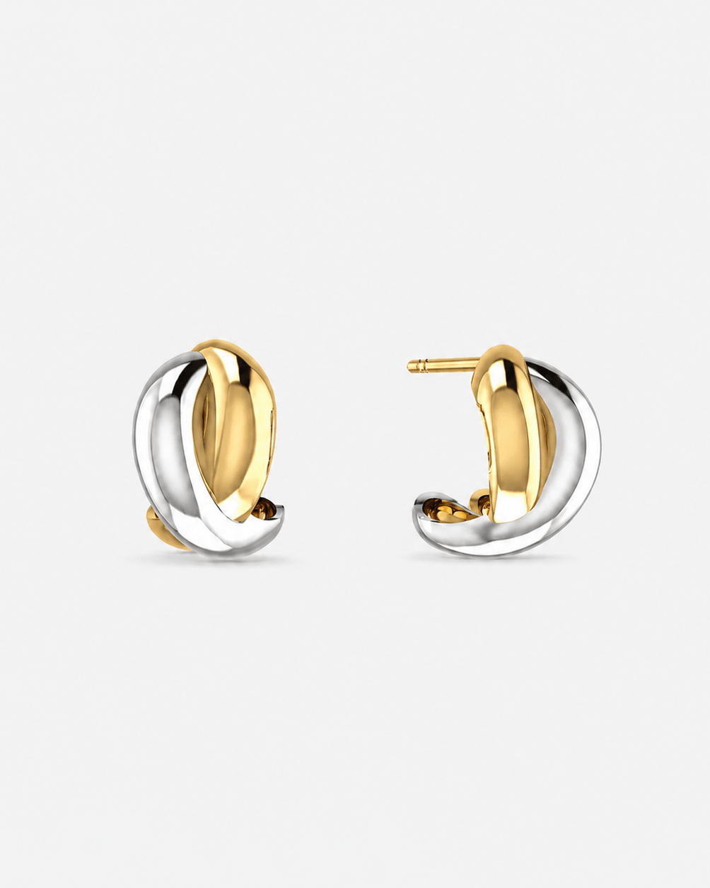 Tresse Hoops - Duo Gold - Aurel Gold
