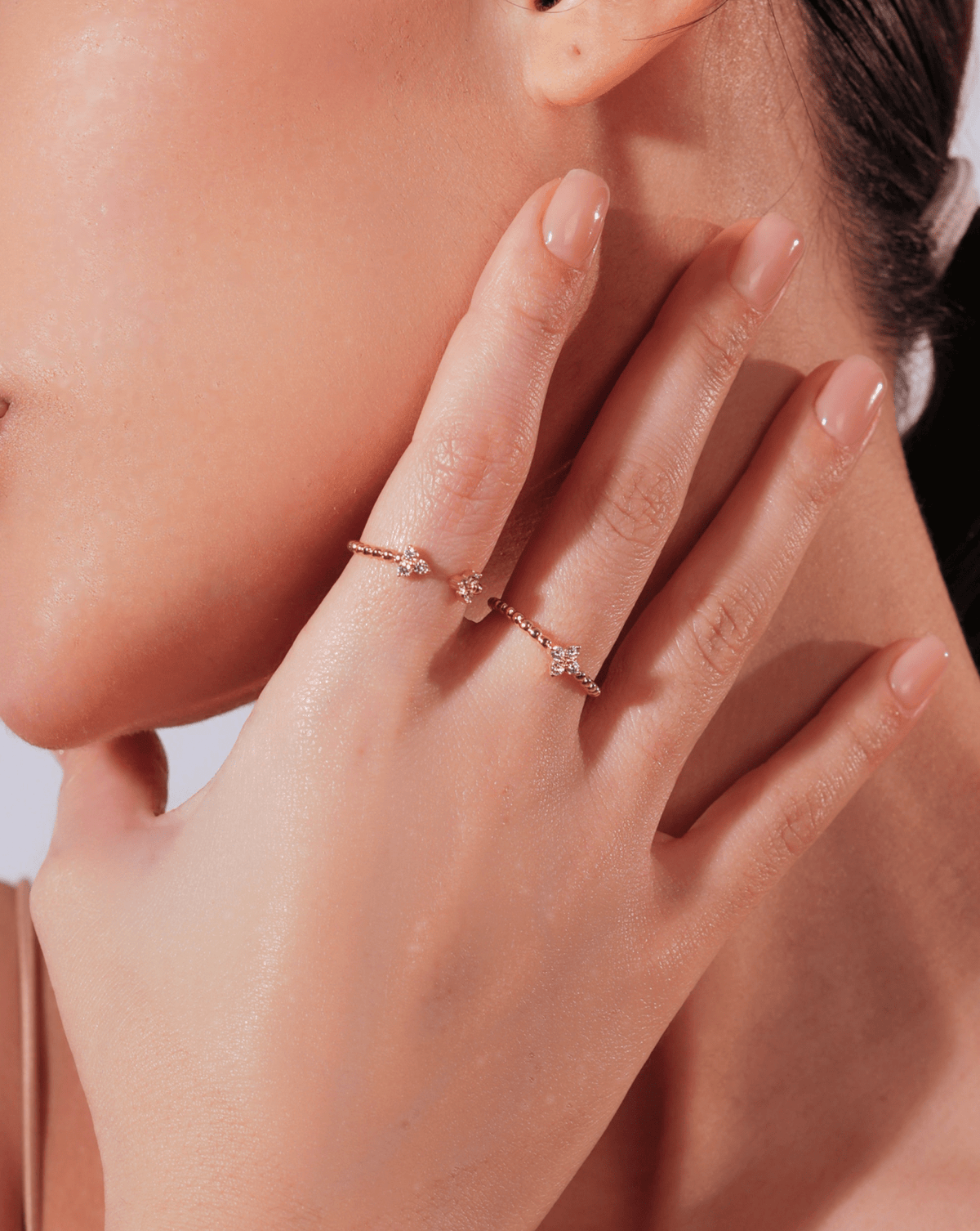 Trio Diamond Ring - Aurel Gold