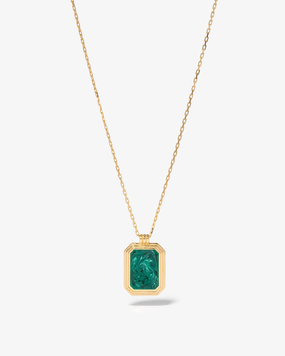Vintage Enamel Necklace - Aurel Gold
