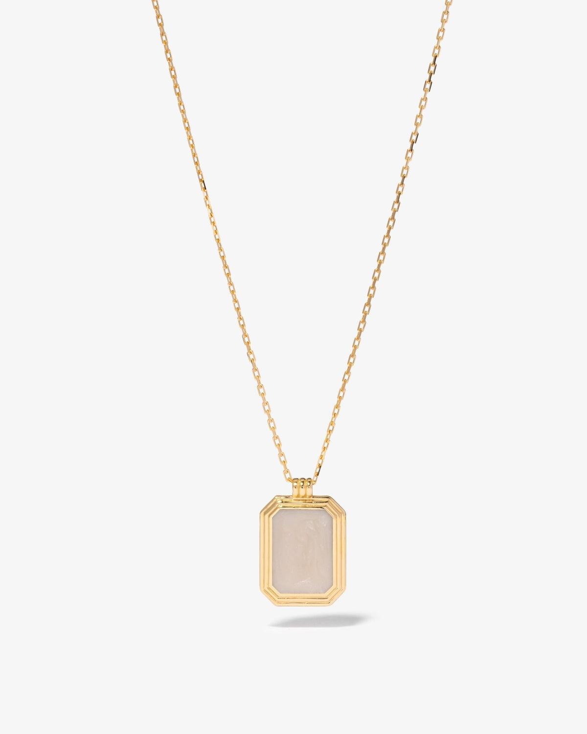 Vintage Enamel Necklace - Aurel Gold