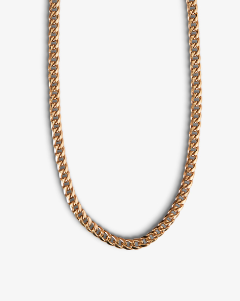 Curb Chain Necklace - Thin