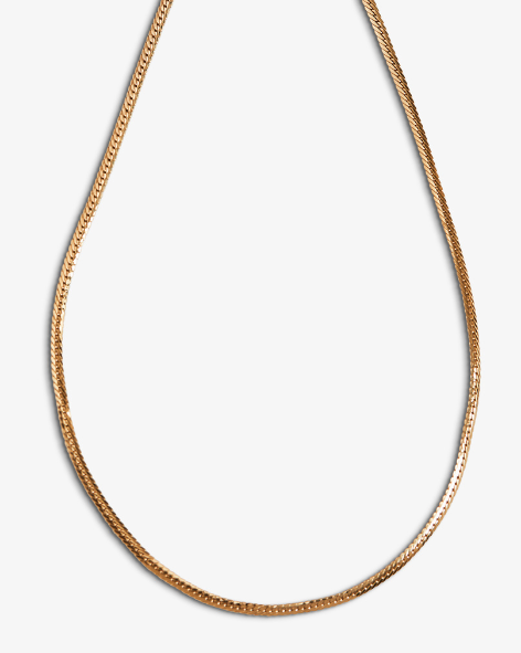 Curb Snake Necklace - Thin