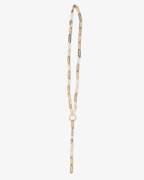 Drop Paperclip Necklace