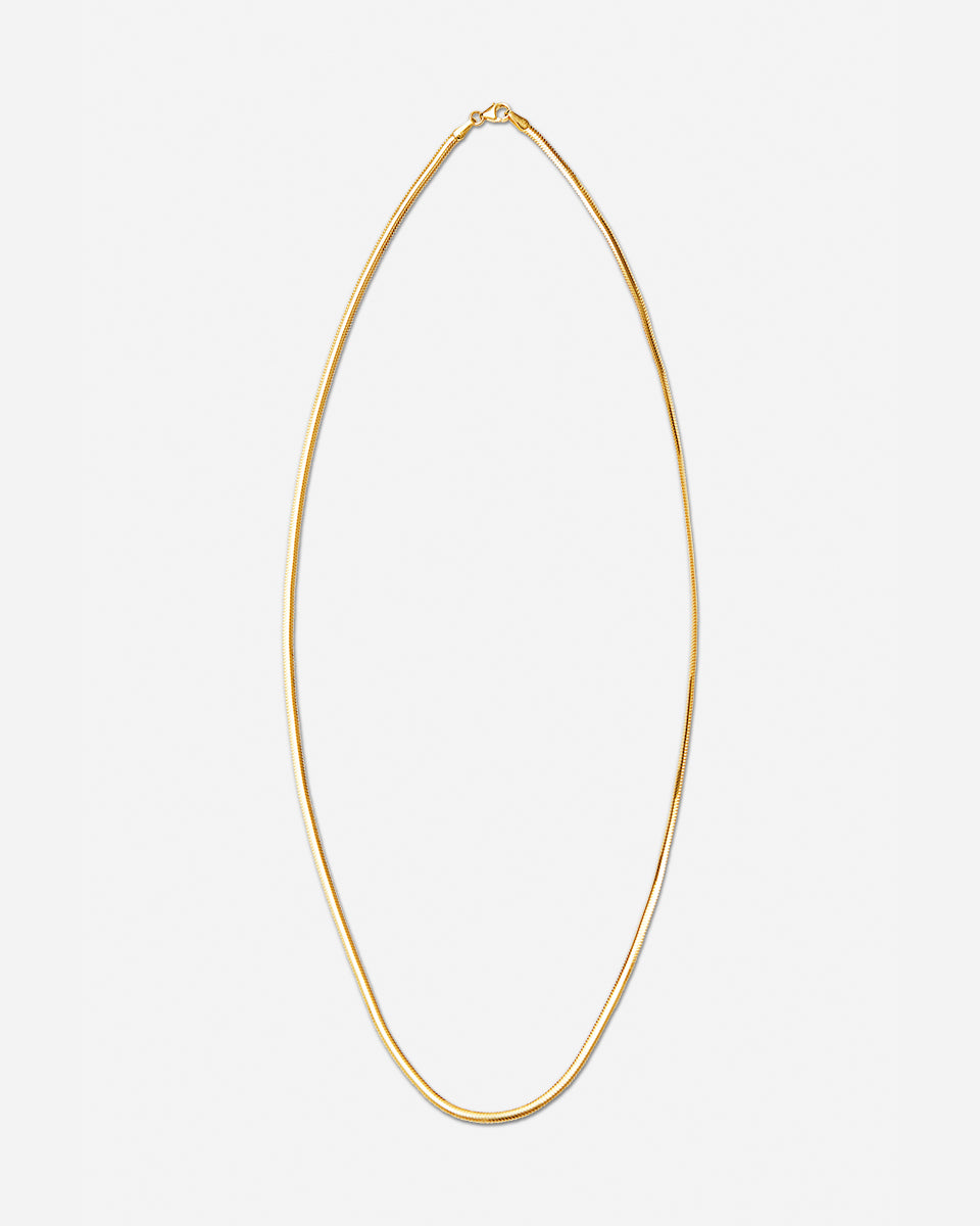 Italian Snake Necklace - Thin