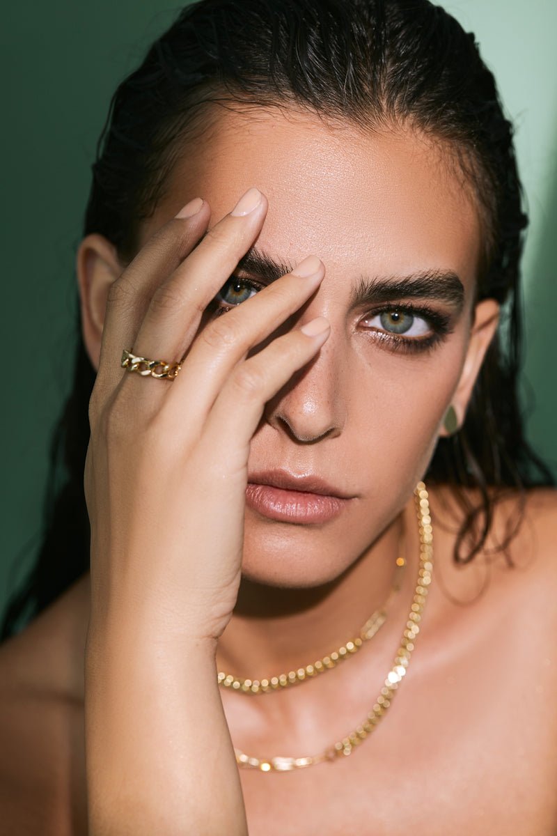 Bold Chain Reaction Ring - Aurel Gold