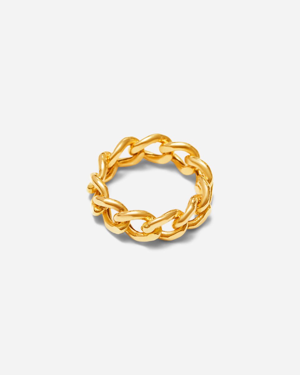 Bold Chain Reaction Ring - Aurel Gold