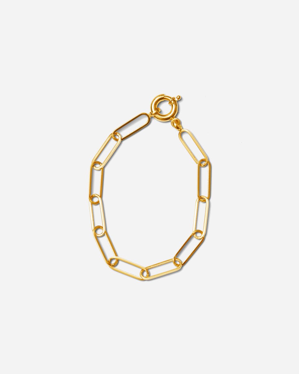 Bold Link Bracelet - Aurel Gold