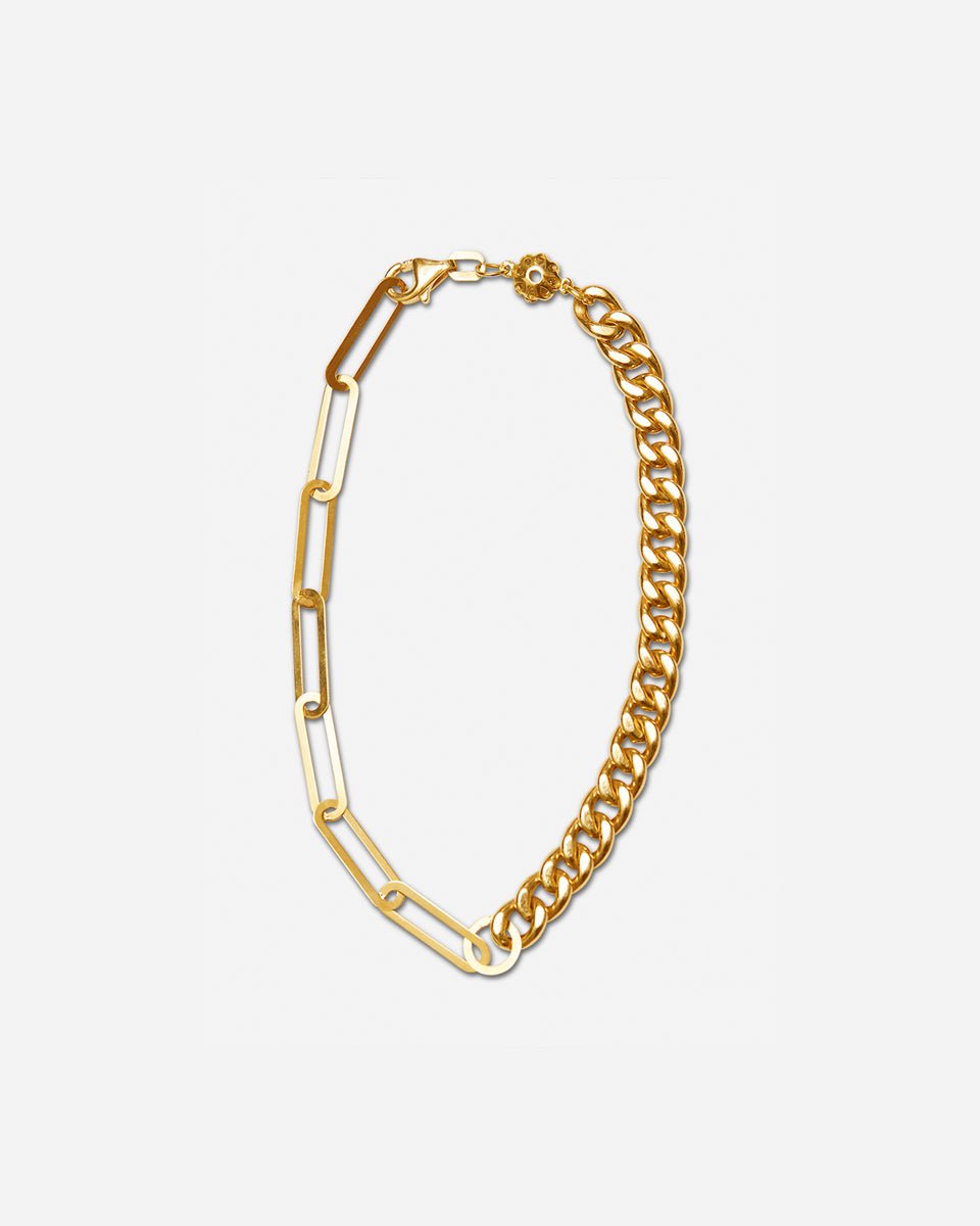 Chain Paperclip Bracelet - Aurel Gold