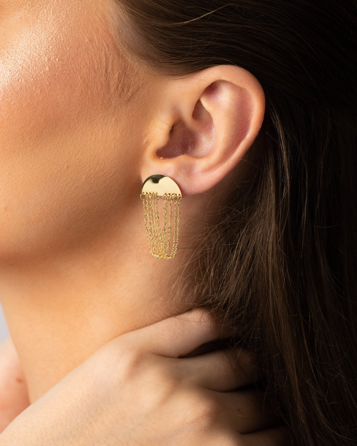 Chandra Earrings - Aurel Gold