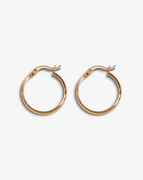 Chunky Hoops - Small - Aurel Gold
