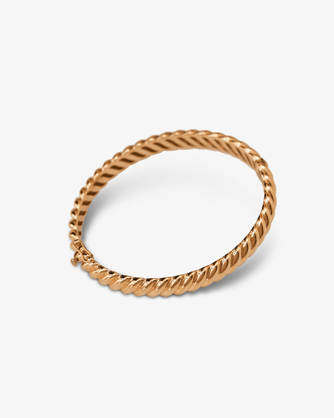 Croissant Bangle - Aurel Gold