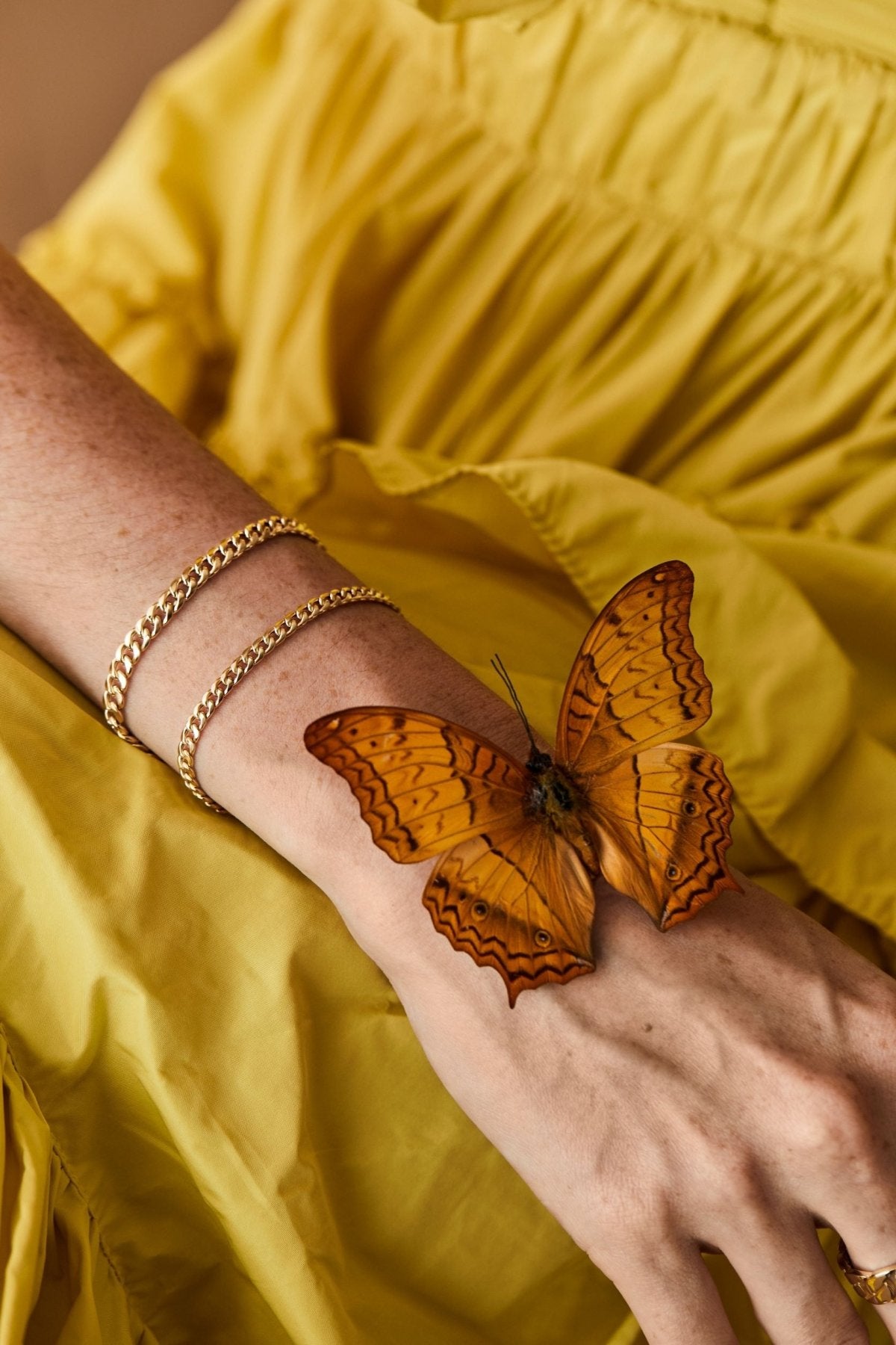 Curb Chain Bracelet - Aurel Gold