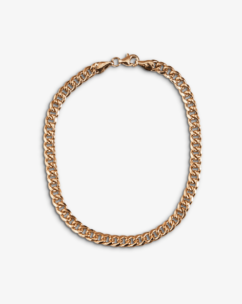 Curb Chain Bracelet - Aurel Gold