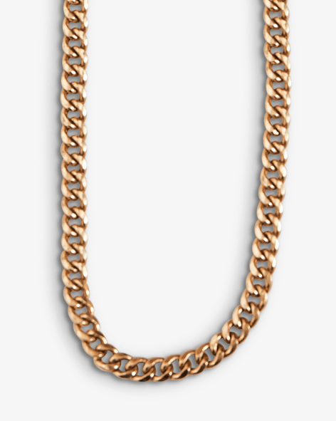Curb Chain Necklace - Aurel Gold