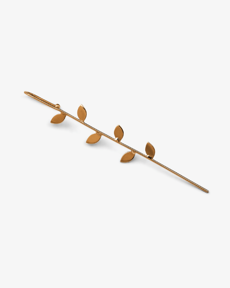 Leaf Stick Earpiece - Aurel Gold