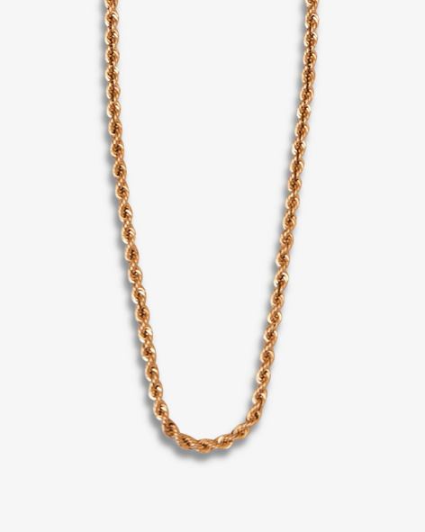 Rope Necklace - Thin - Aurel Gold