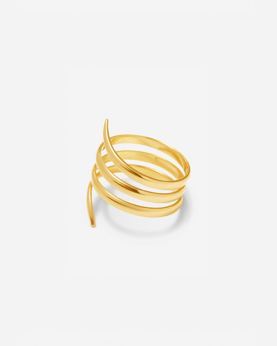 Snake Ring - Aurel Gold
