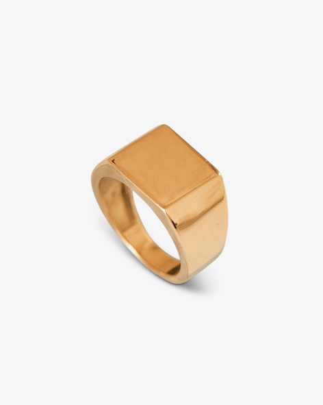 Square Signet - Aurel Gold
