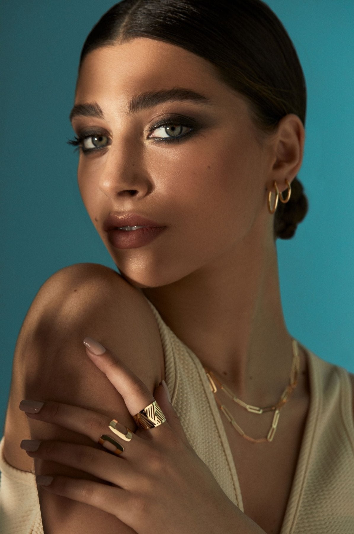 Strips Ring - Aurel Gold