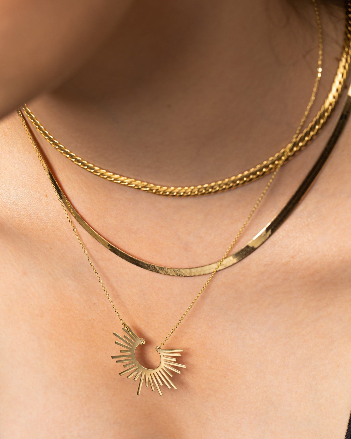 Sunshine Necklace - Aurel Gold