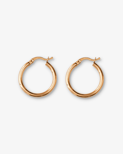 Tube Hoops - Small - Aurel Gold